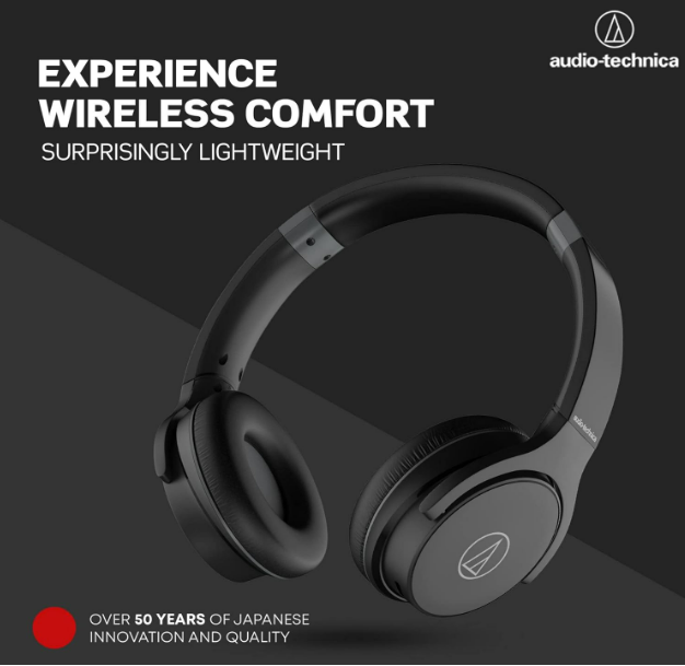 Audio-Technica ATH-S220BTBK Wireless
